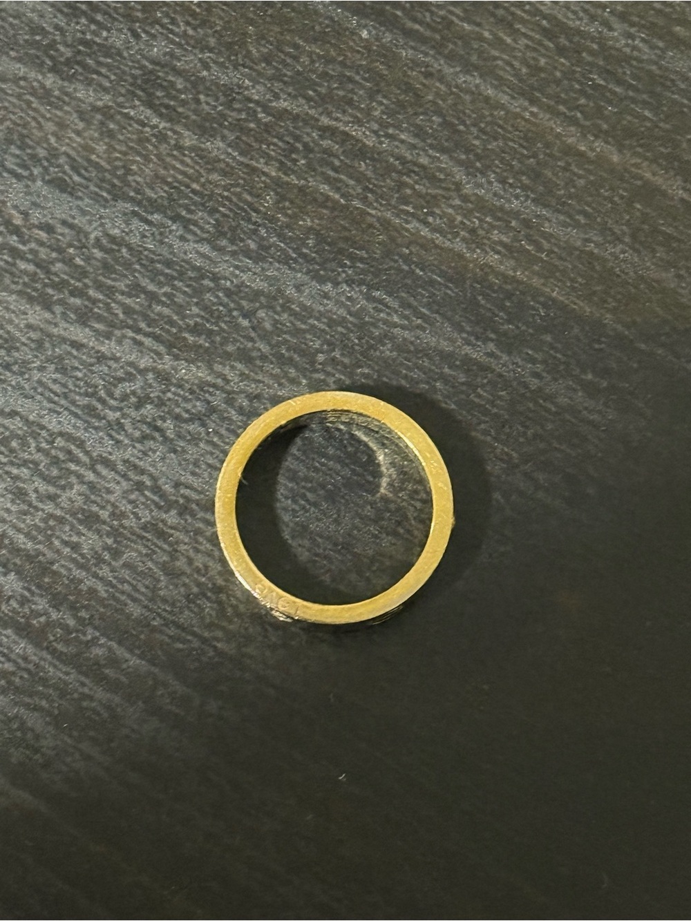 Gold plated ring with “Diamonds“ crystals screw Ring - Picture 6 of 7
